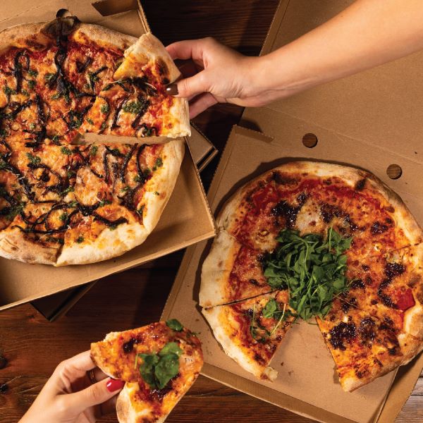 Eating food and watching Rugby